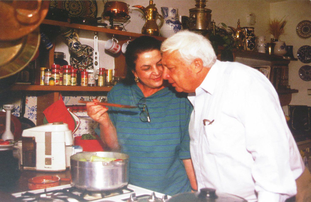 Lily and Ariel Sharon in their home, Havat Hashikmim – Sycamore Ranch, 1989 Photo by David Rubinger
